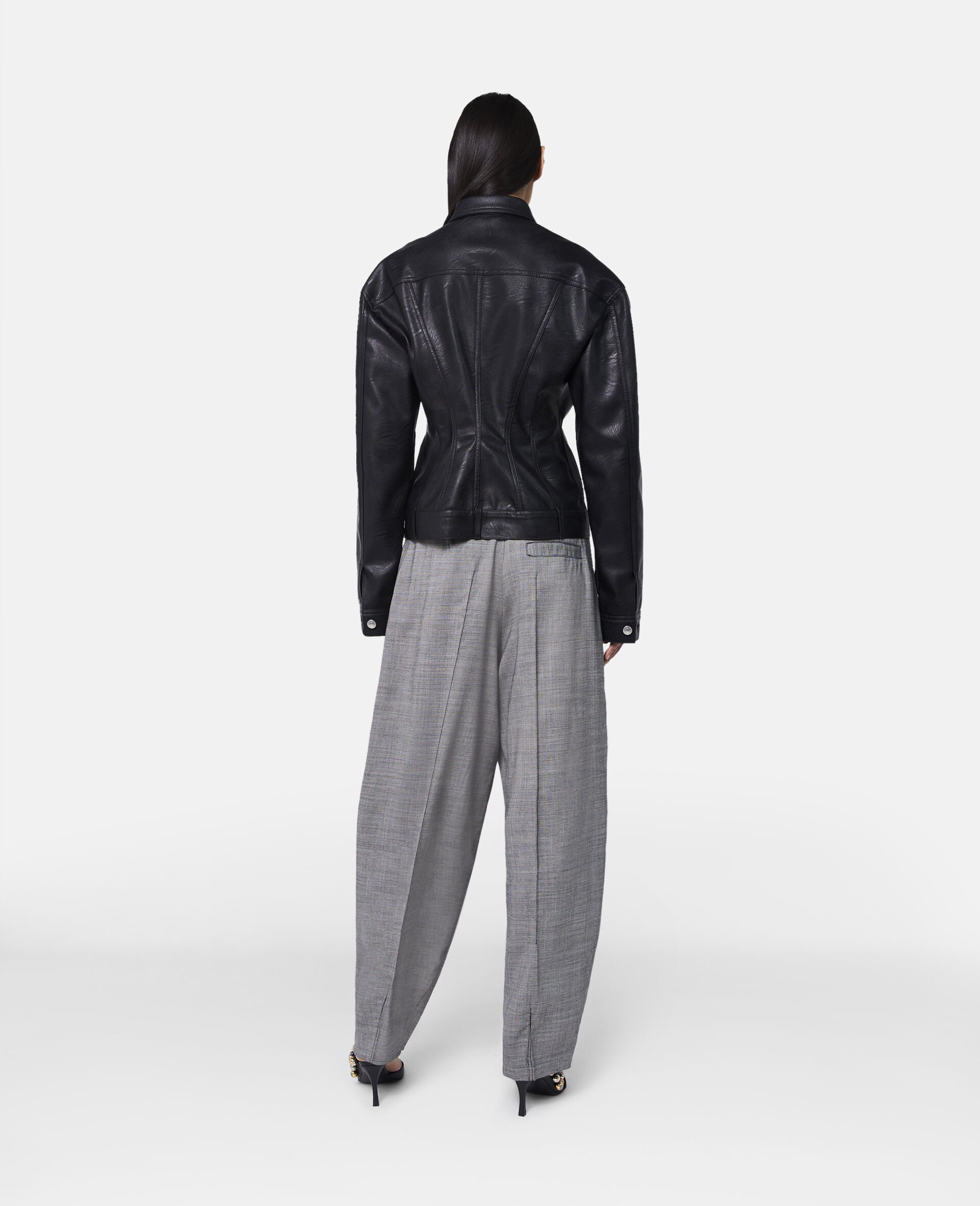 Stella Mccartney Fitted Button-up Jacket In Black