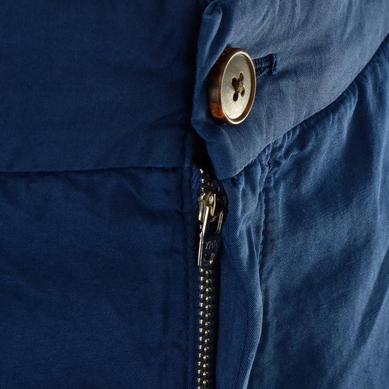Zegna Straight Casual Pants In Blue