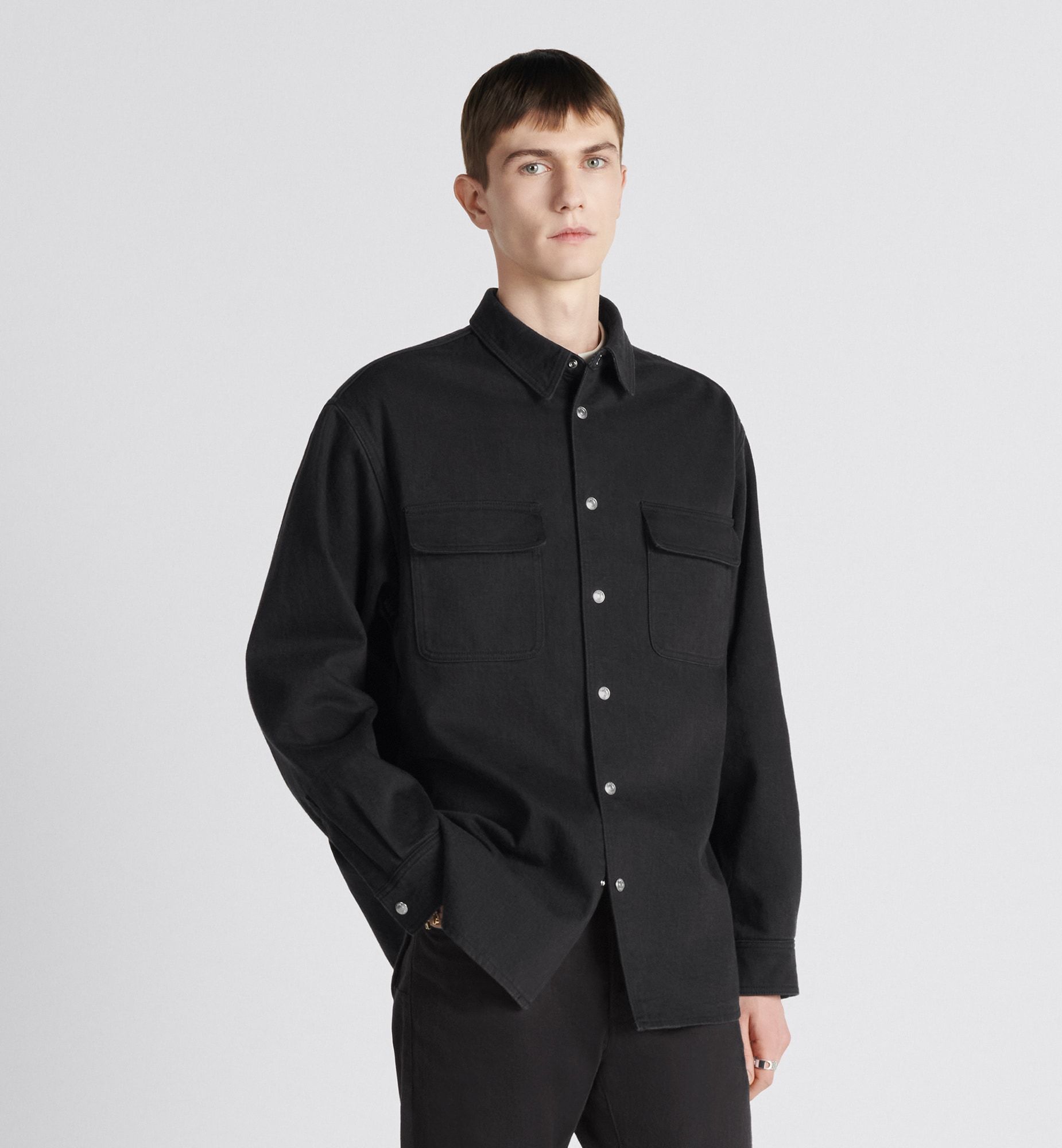 Dior Double-sided Shirt In Black