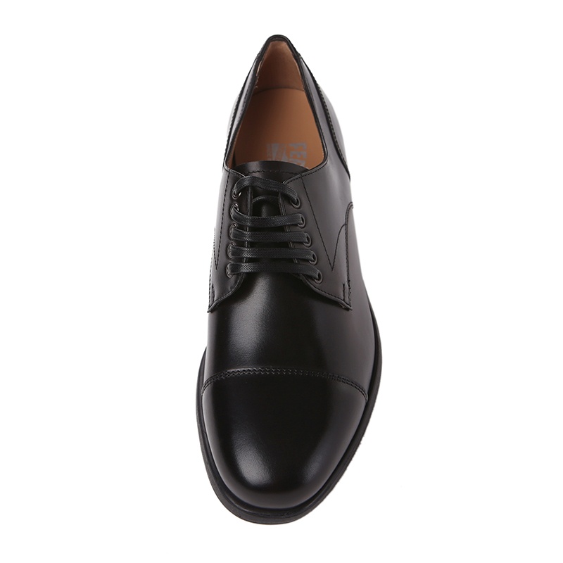 Ferragamo Larry Series Business Casual Shoes In Black