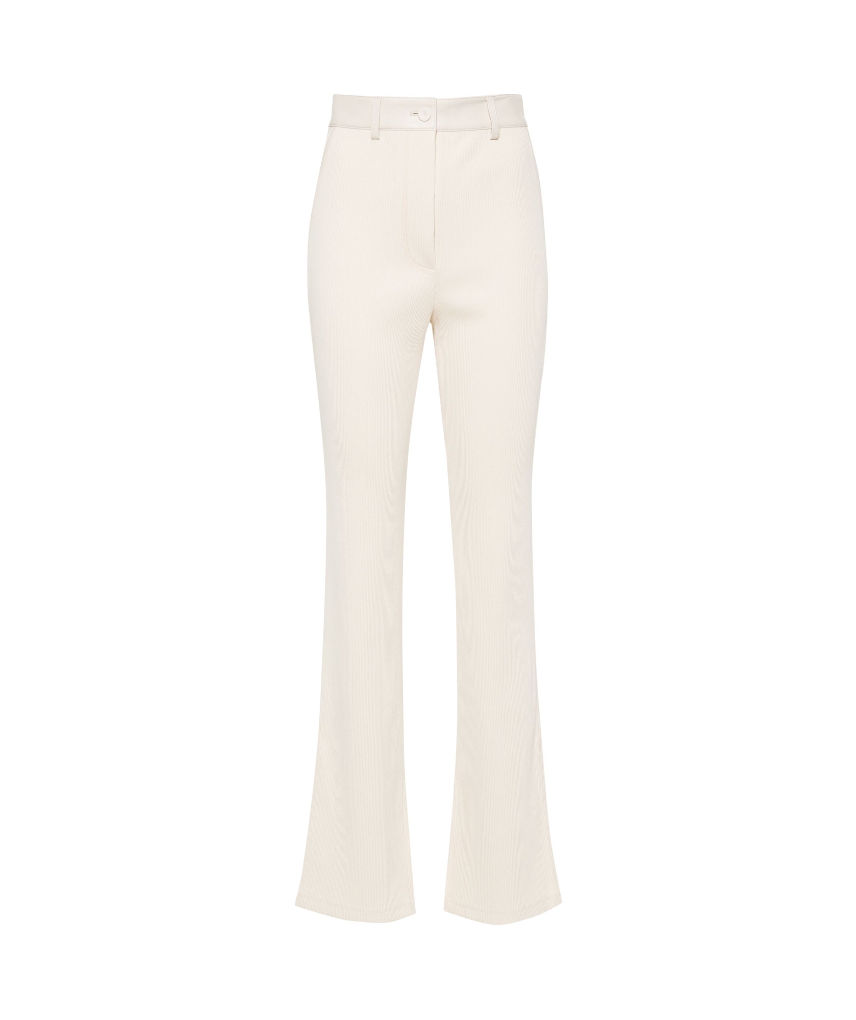 NANUSHKA FINE-RIBBED BOOTCUT TROUSERS