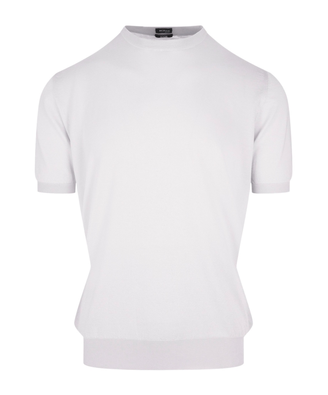 KITON SHORT-SLEEVED KNITTED T-SHIRT