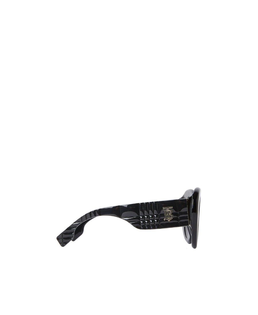 Burberry Margot Round-frame Sunglasses In Black