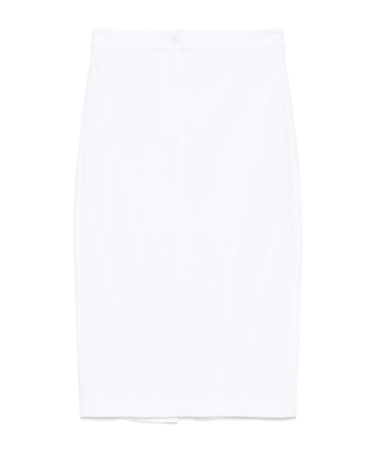 Shop Pinko Panelled Midi Skirt In White