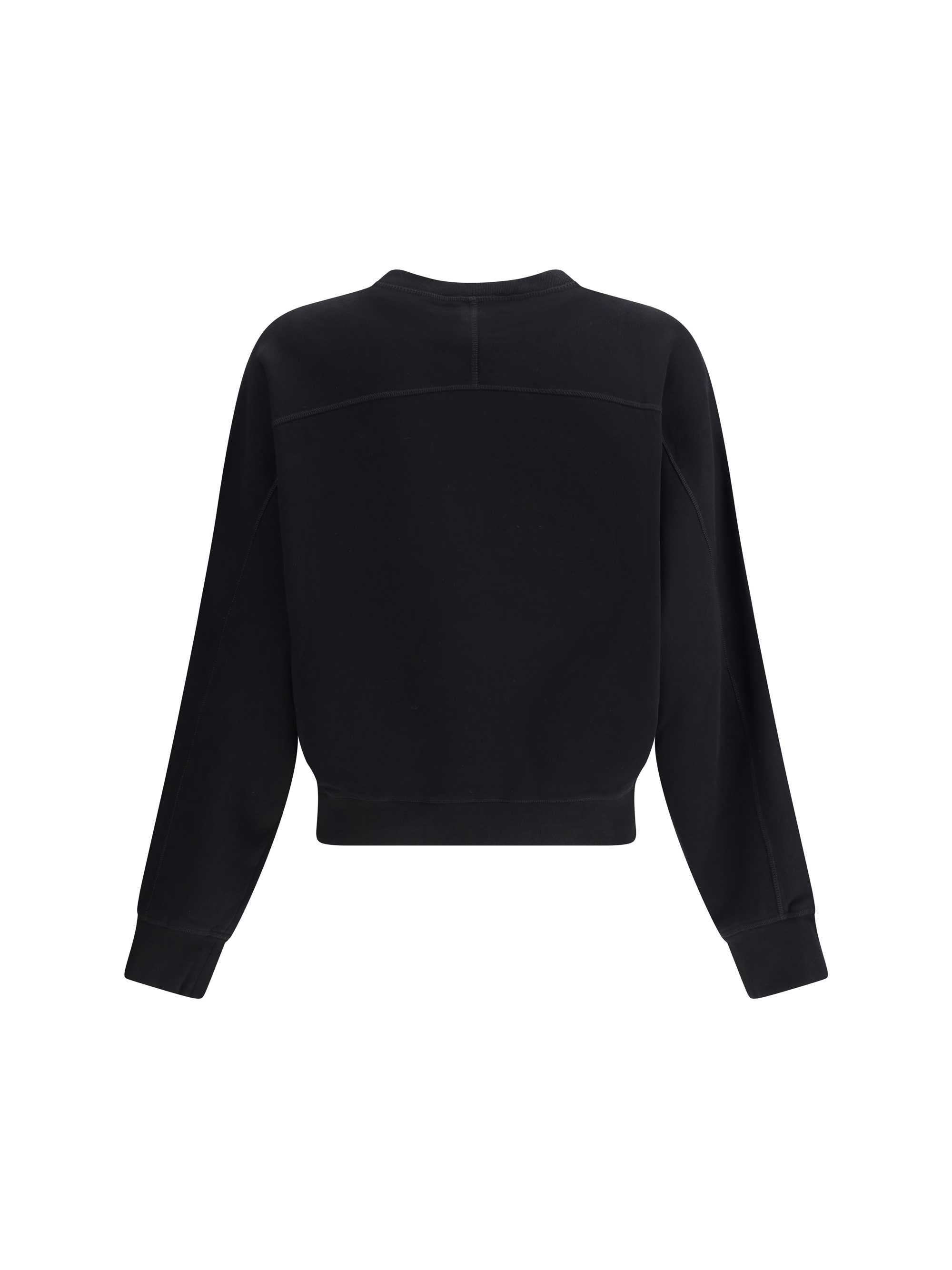 Dsquared2 Ribbed-hem Crew-neck Sweatshirt In Black