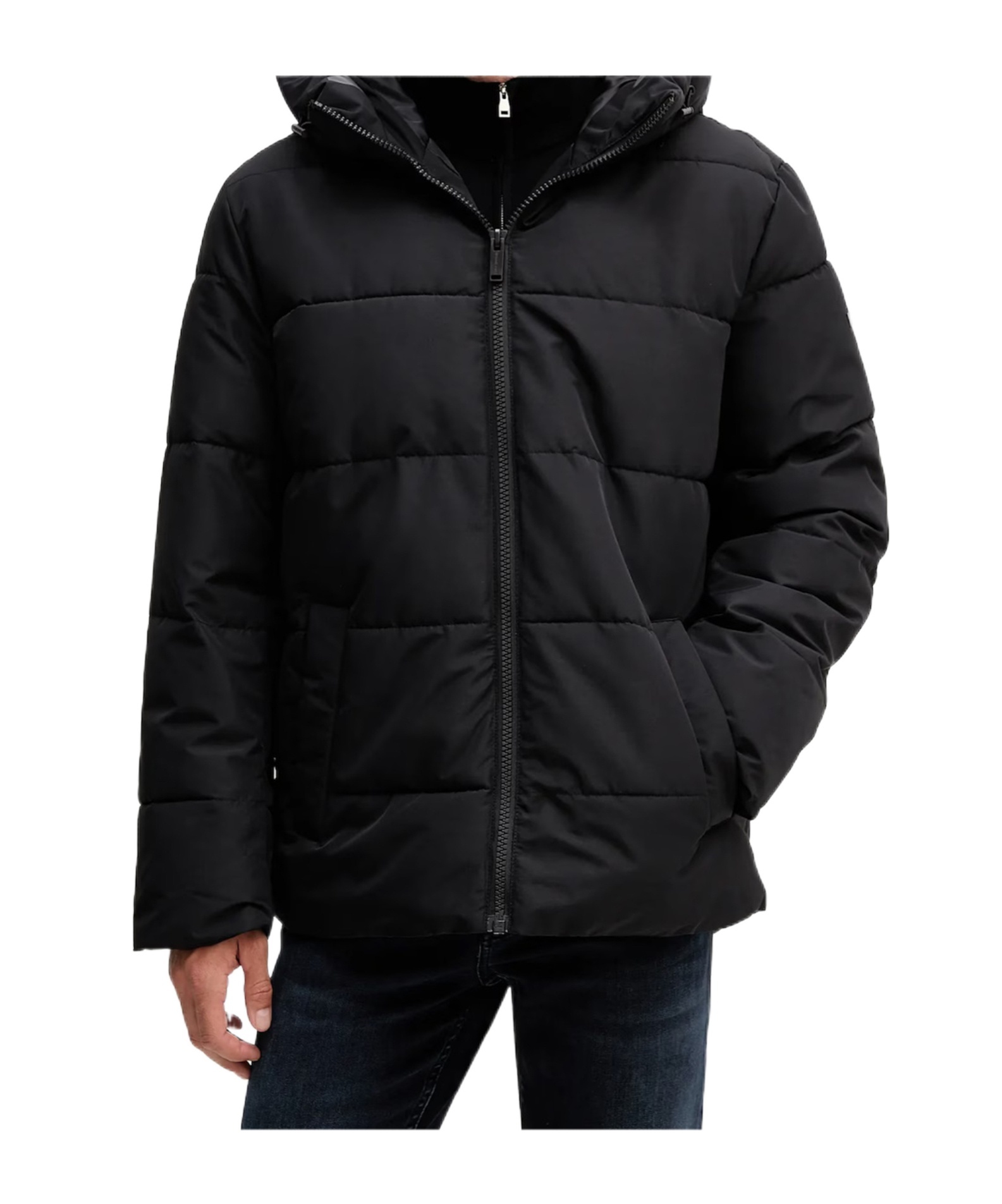 Michael Kors Long-sleeved Down Jacket In Black