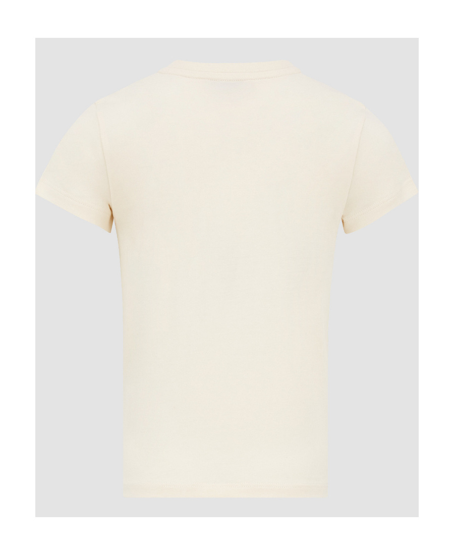 Moncler Embroidered-logo Cotton T-shirt In Nude
