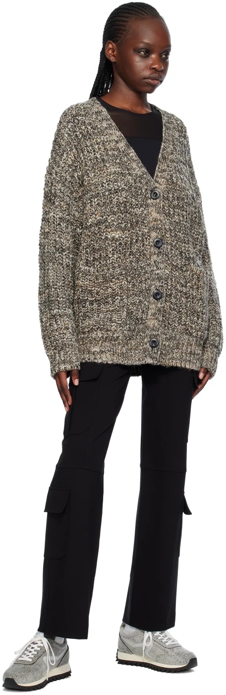 Rag & Bone Daphne V-neck Cardigan In Gray