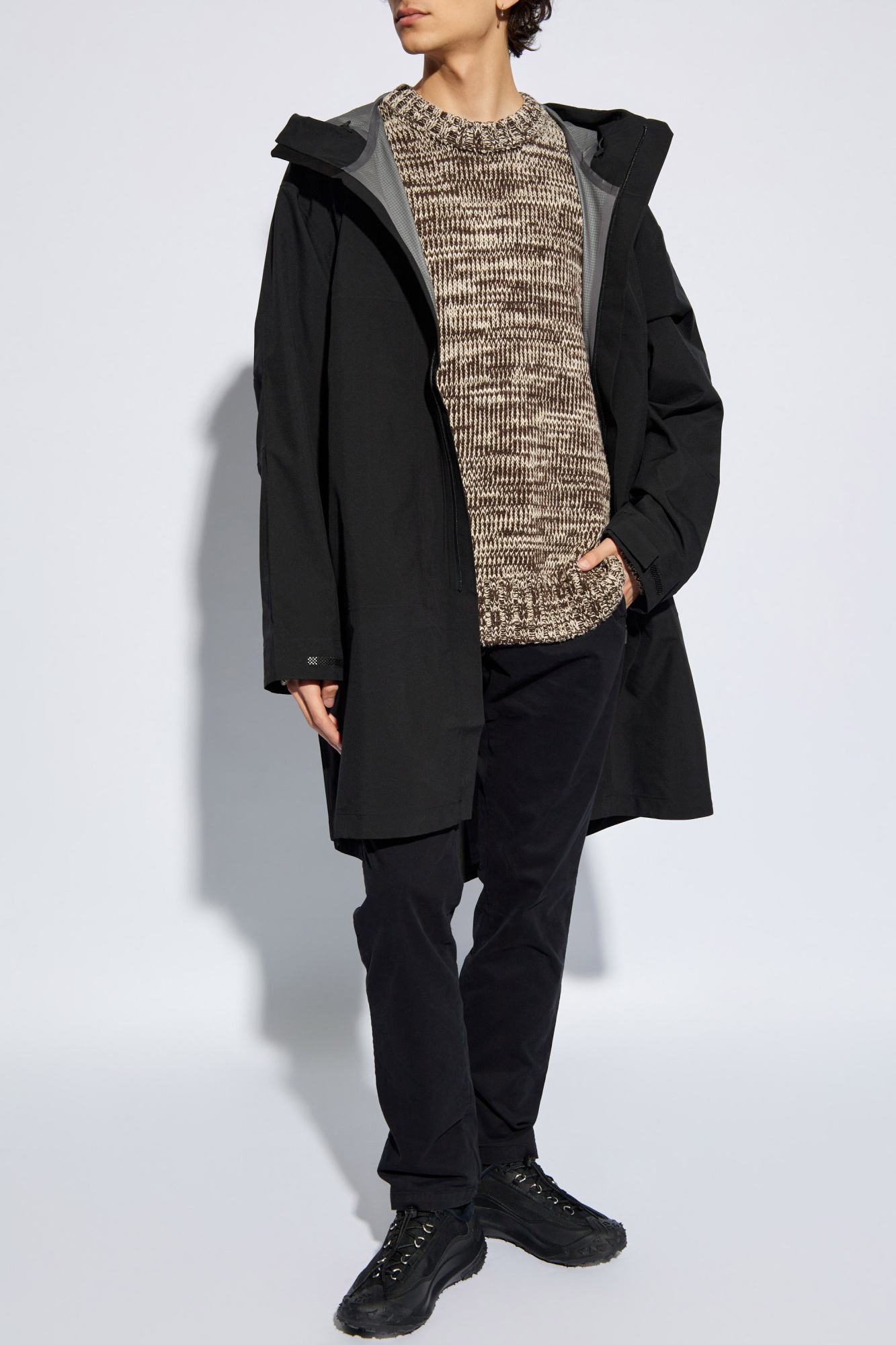 Norse Projects Aros Cotton Tapered Trousers In Black