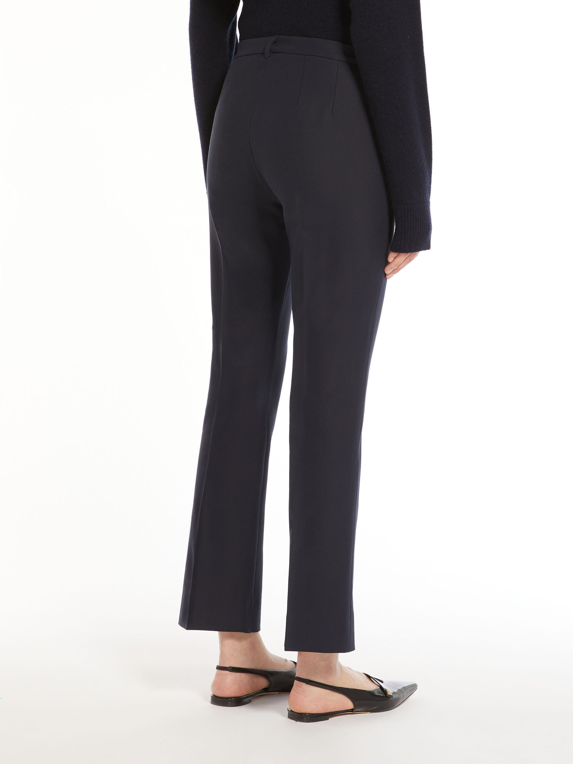 Max Mara Belt-loop Casual Pants In Black