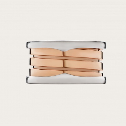 Bvlgari Logo Ring In Gold