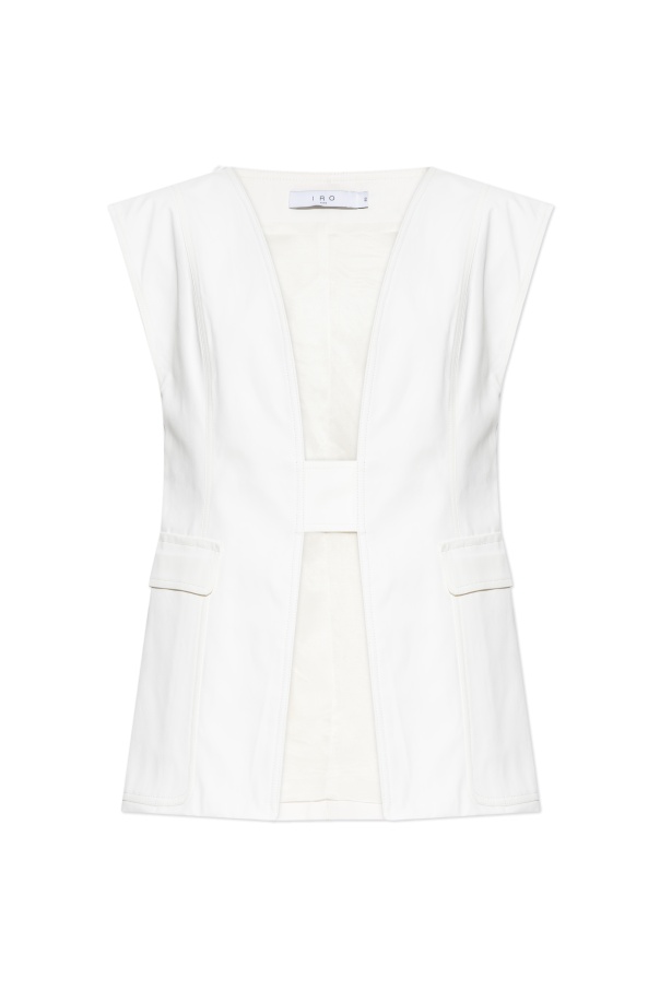 Iro Vilnia Tweed Vest In White