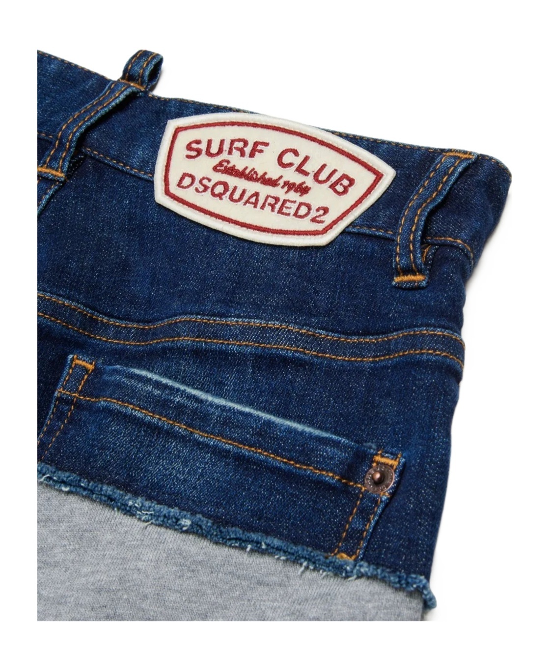 Shop Dsquared2 Panelled Shorts In Gray