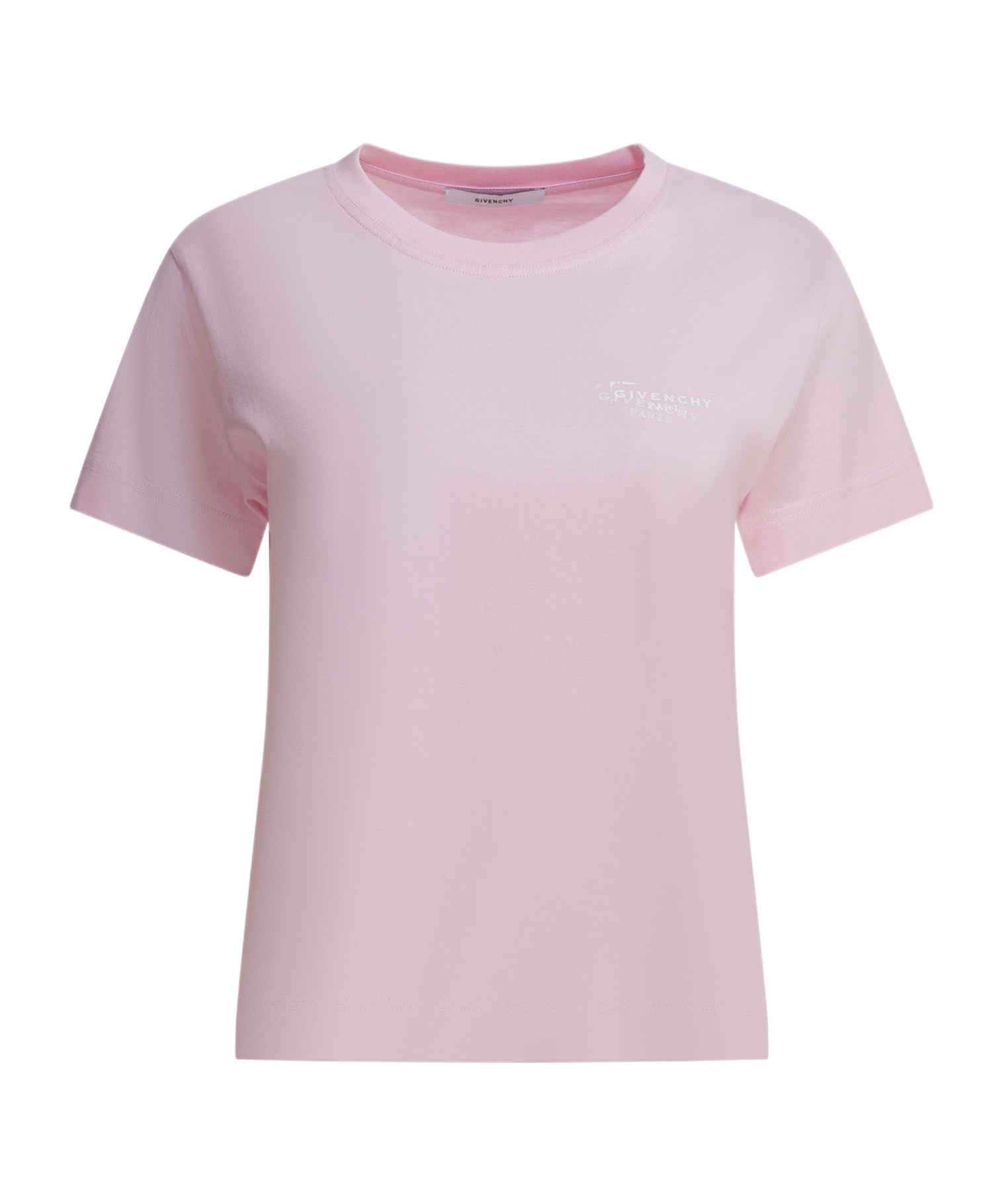 Givenchy Logo Printed Crewneck T-shirt In Pink
