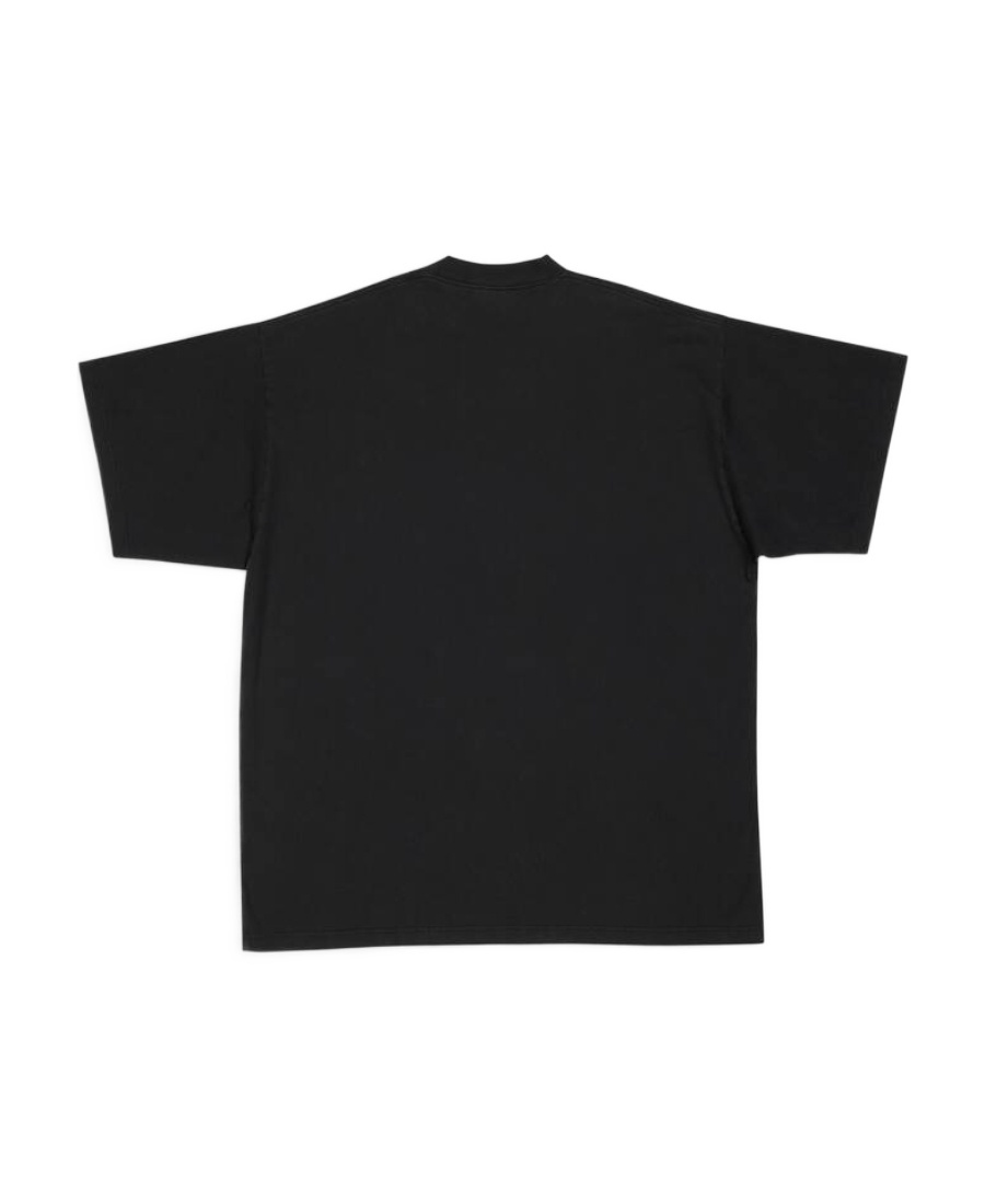 BALENCIAGA T-SHIRT BALENCIAGA / ADIDAS OVERSIZE IN NERO