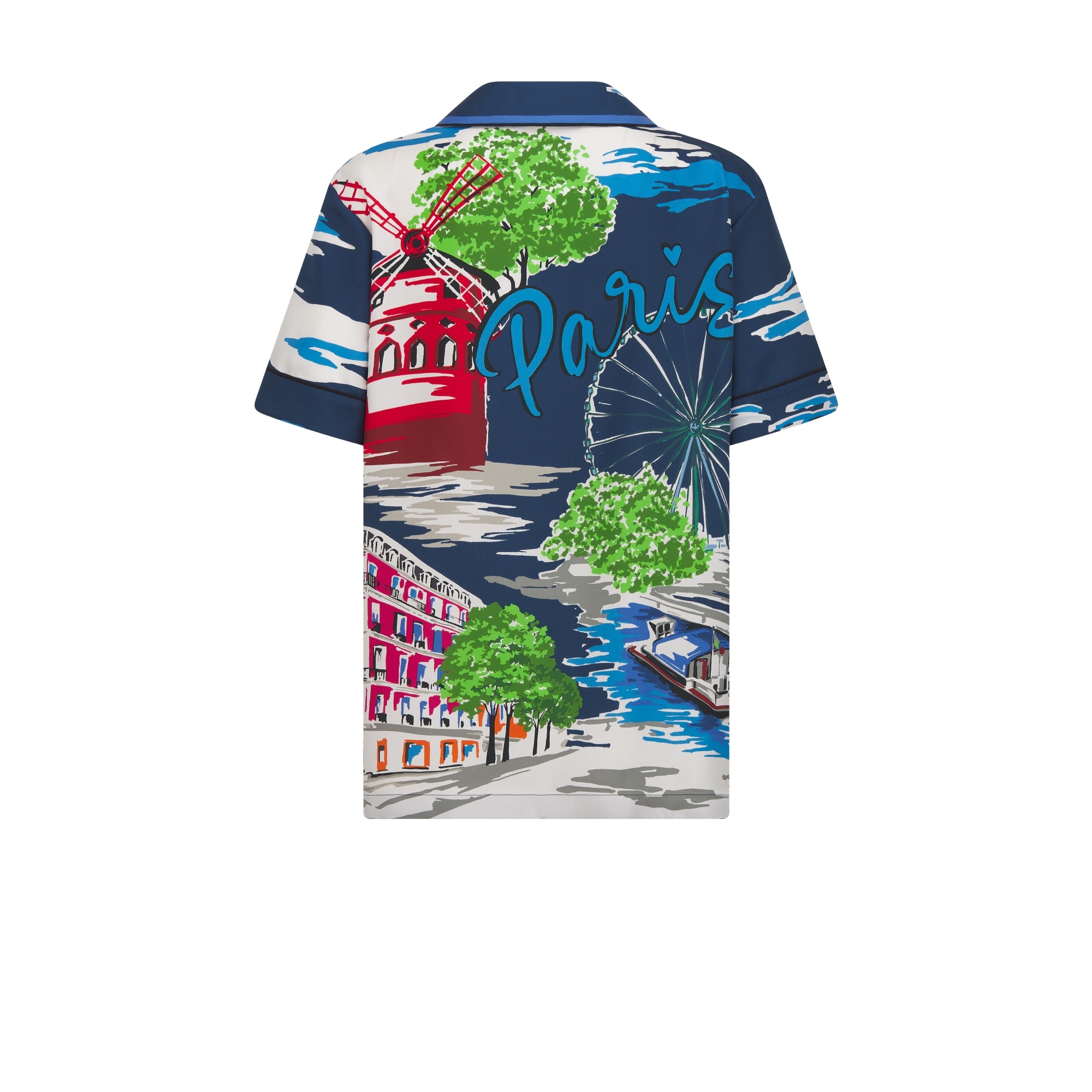 Dior Souvenir Short-sleeved Shirt In Multi