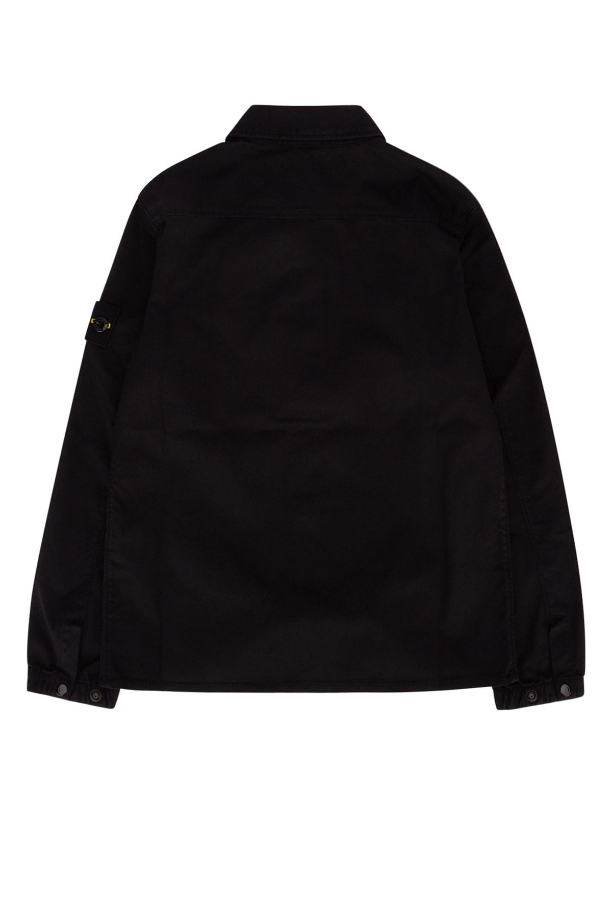 Stone Island Logo Jacket In Blue