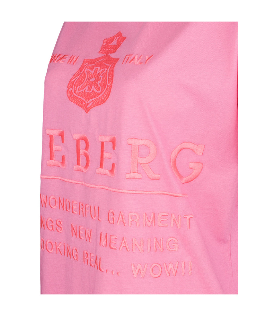 Iceberg Round-necked Logo T-shirt In Pink