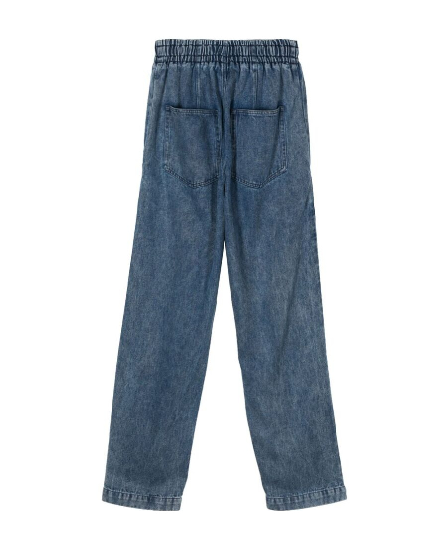 Isabel Marant Loose Waist Denim Trousers In Blue