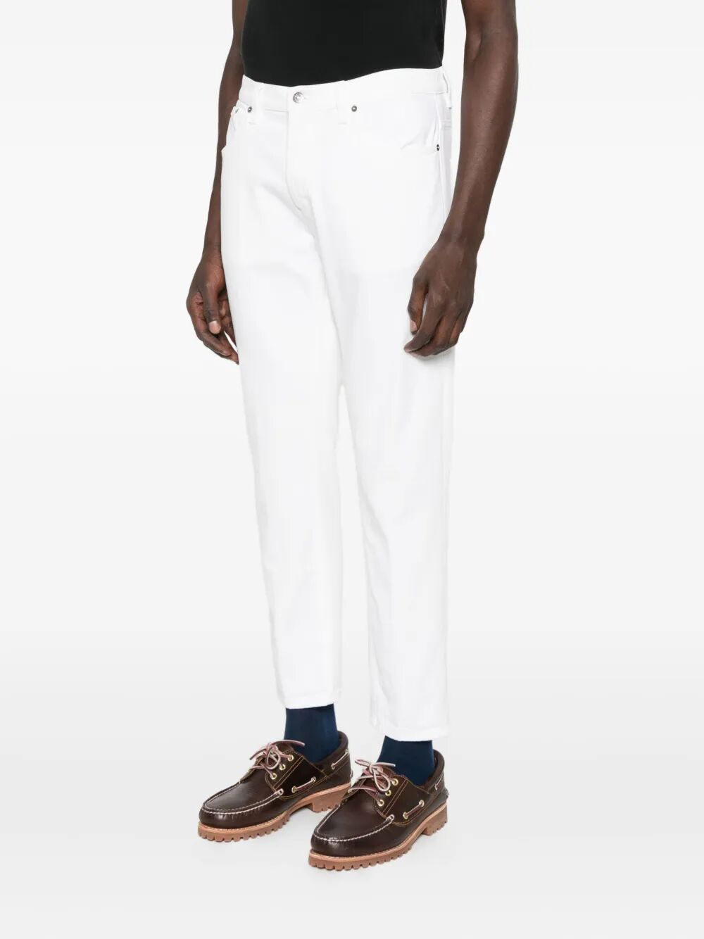 Dondup Brighton 5-pocket Pants In White