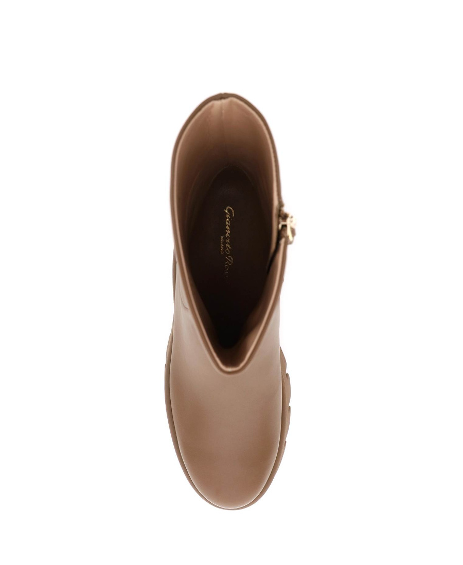 Gianvito Rossi Zip-up High-ankle Boots In Brown