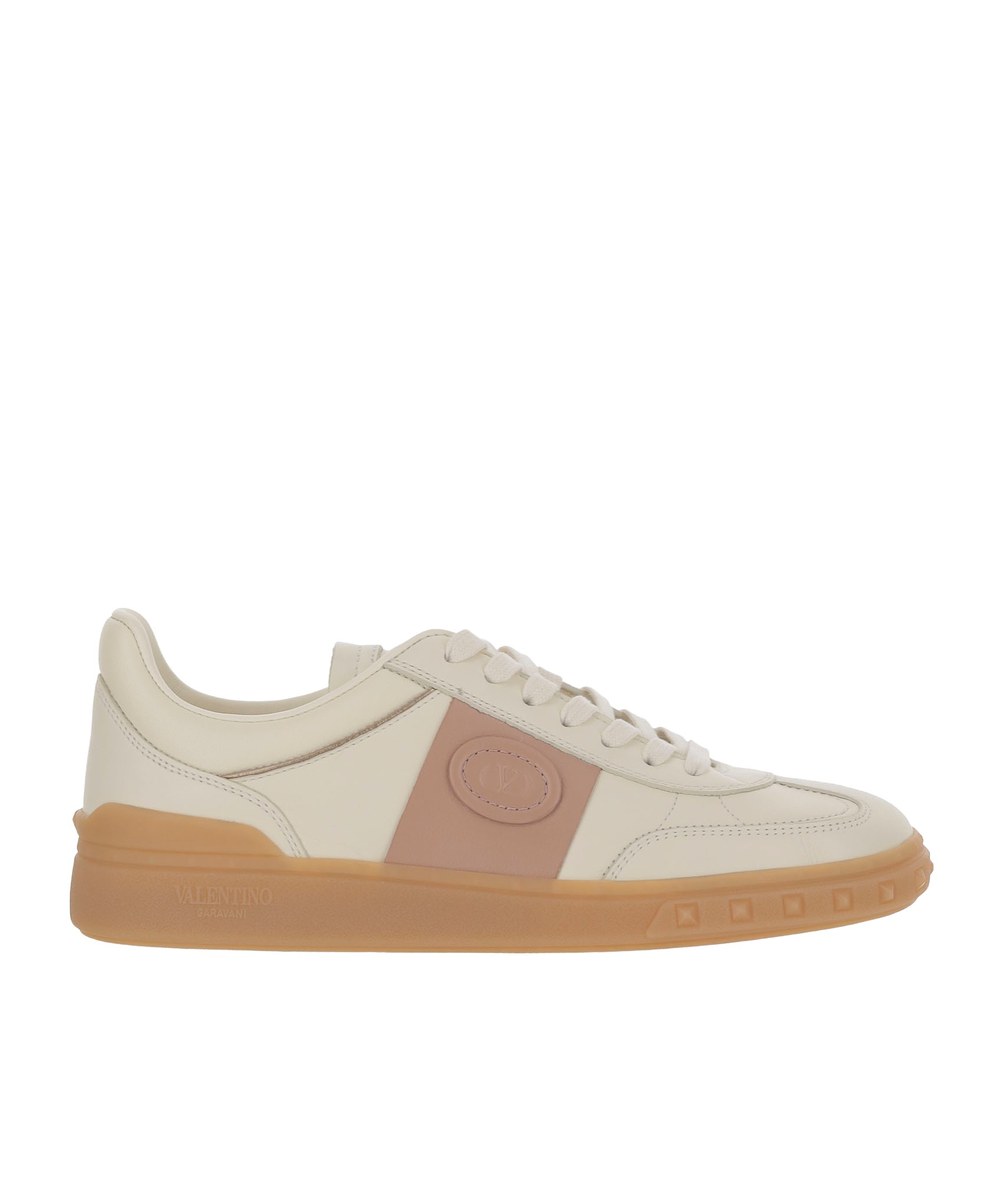 Shop Valentino Upvillage Crosta Sneakers In Nude