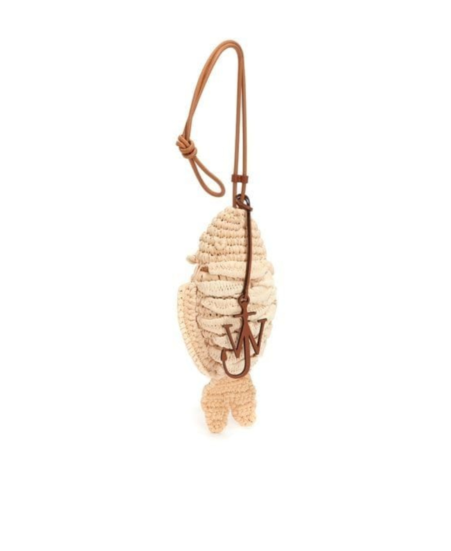 Jw Anderson Fish Shoulder Bag In Nude