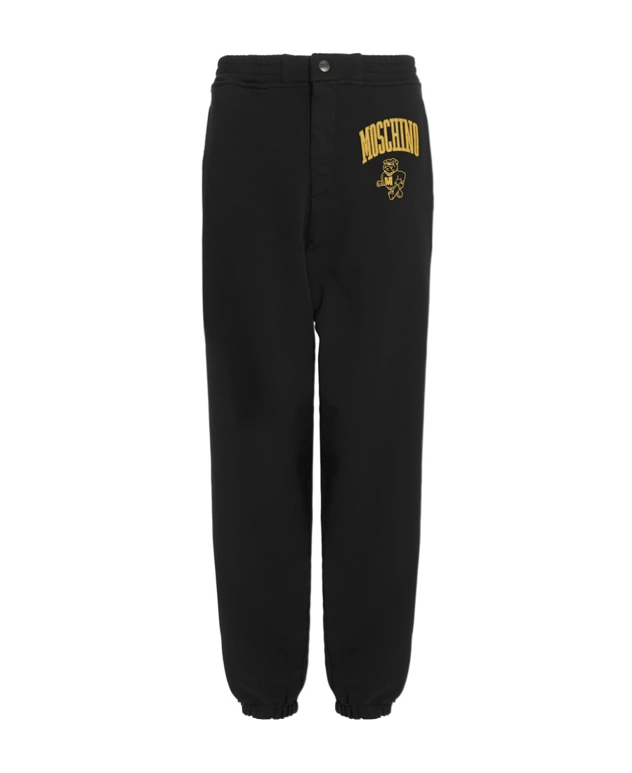 Moschino Trousers Jogging Elastic Waistband Pockets In Black