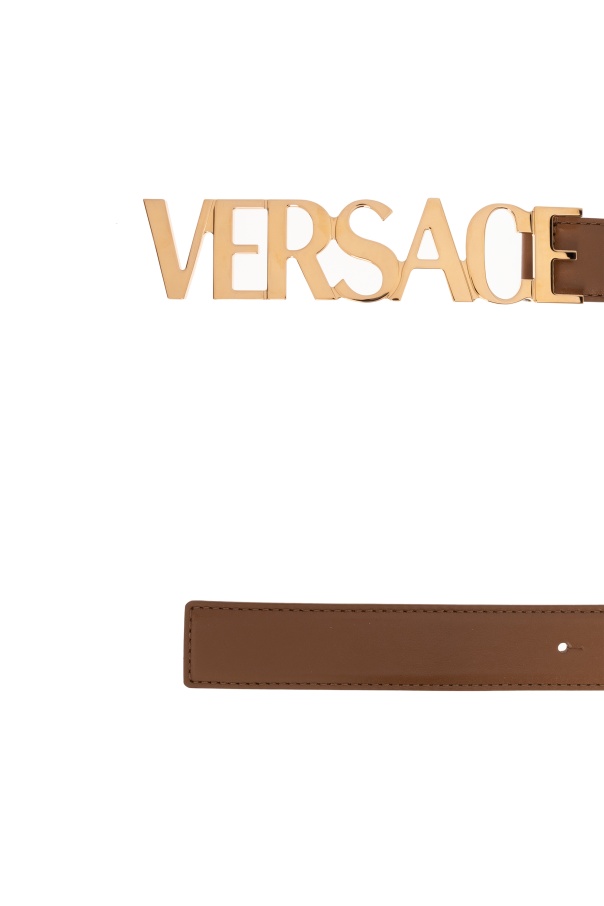 Versace Logo-lettering Belt