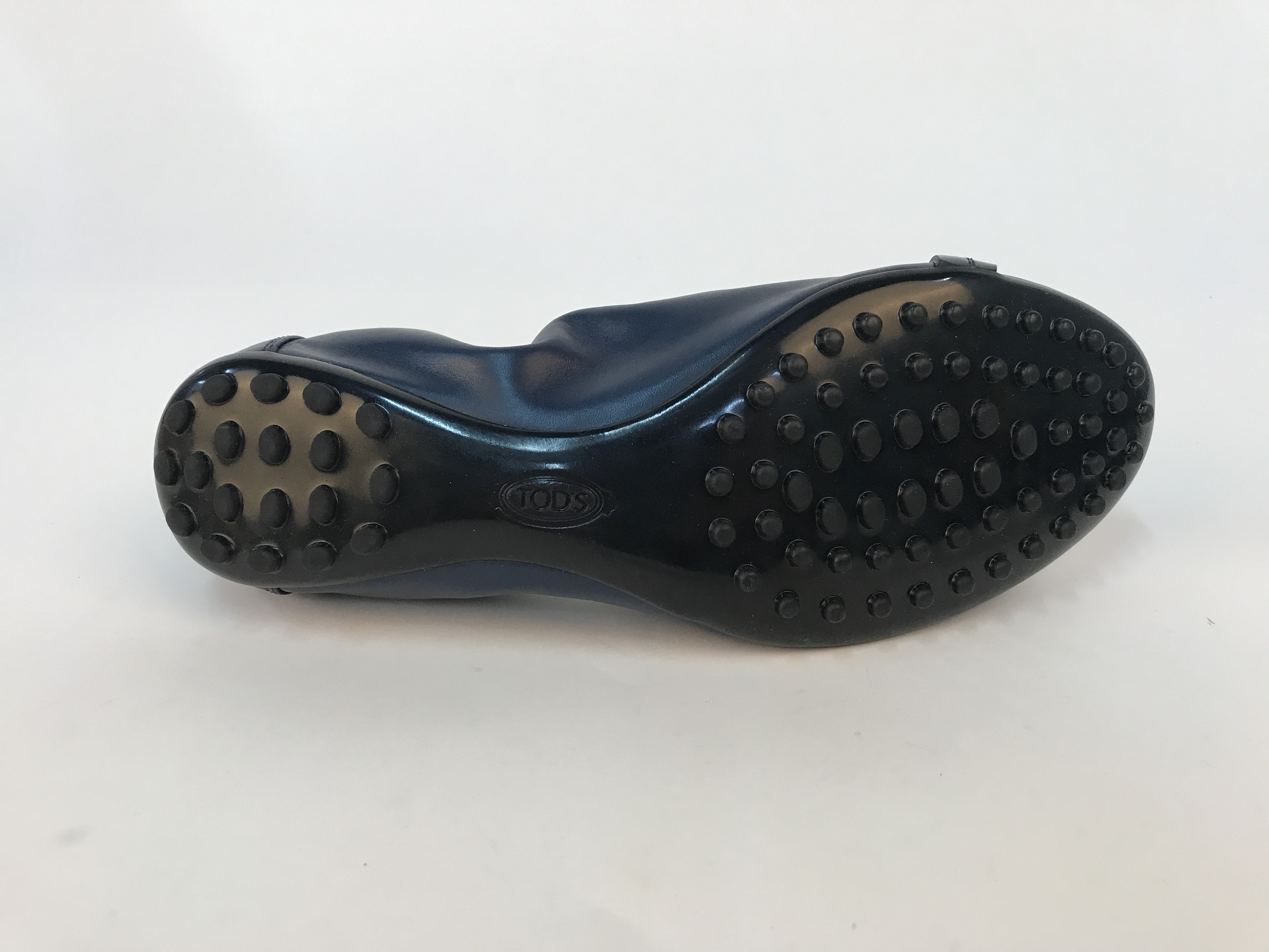 Tod's Logo Details Flat Shoes In Black