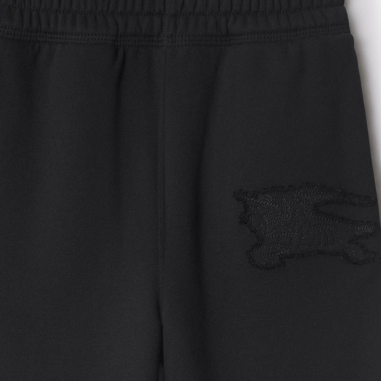 Burberry Equestrian Knight-patch Track Pants In Black