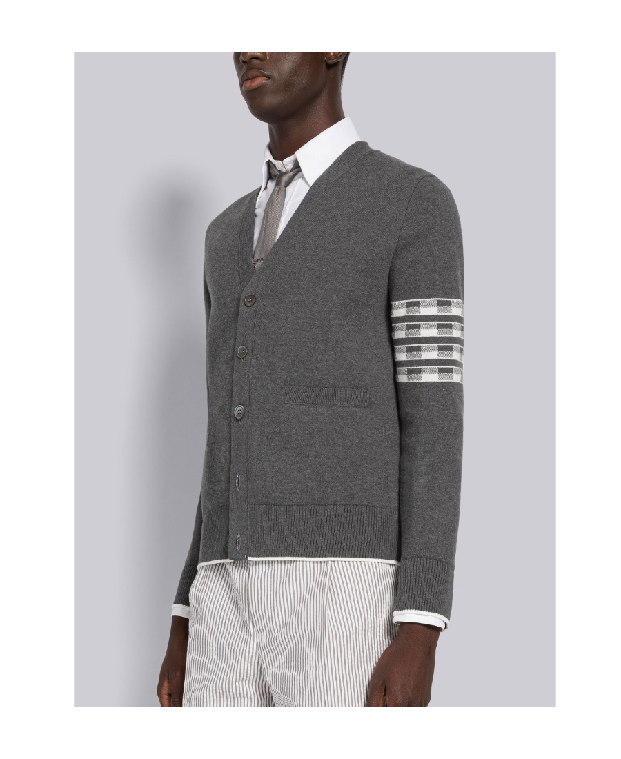 Thom Browne Sweaters Blacks And Greys In Gray