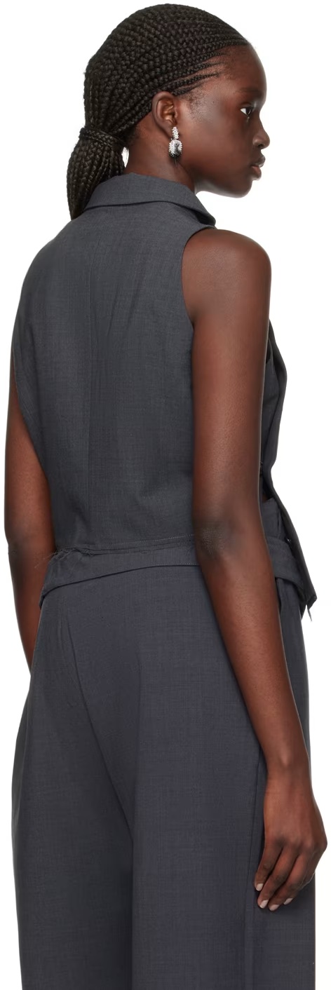 Ottolinger Asymmetrically Designed Vest In Black