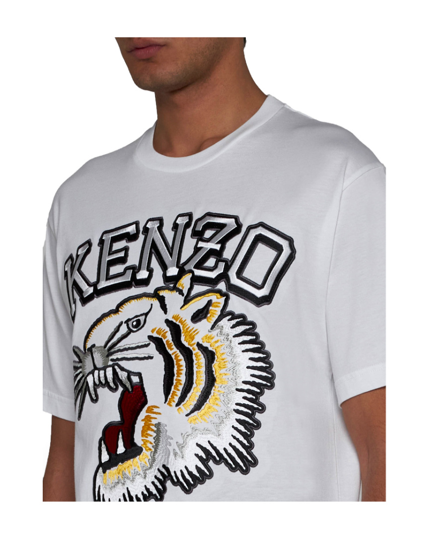 Kenzo Varsity T-shirt In White