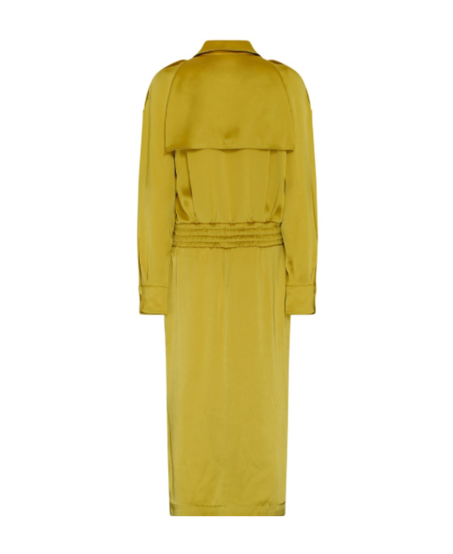Tom Ford Double-sided Elastic Dress In Yellow