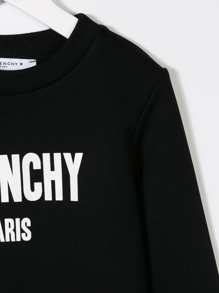 Givenchy Logo Printed Dress In Black
