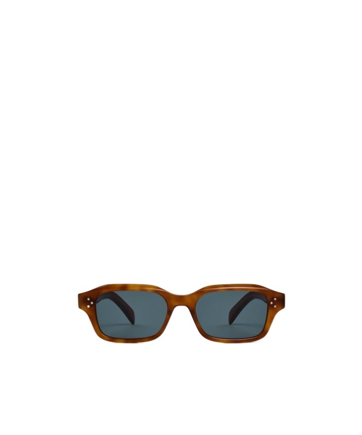 Celine Black Frame 64 Sunglasses In Acetate In Blonde Havana