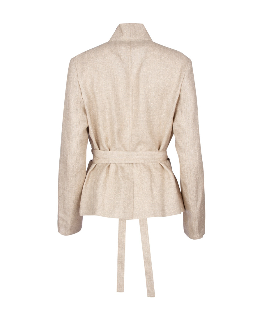 Dior Long-sleeved Jacket In Nude