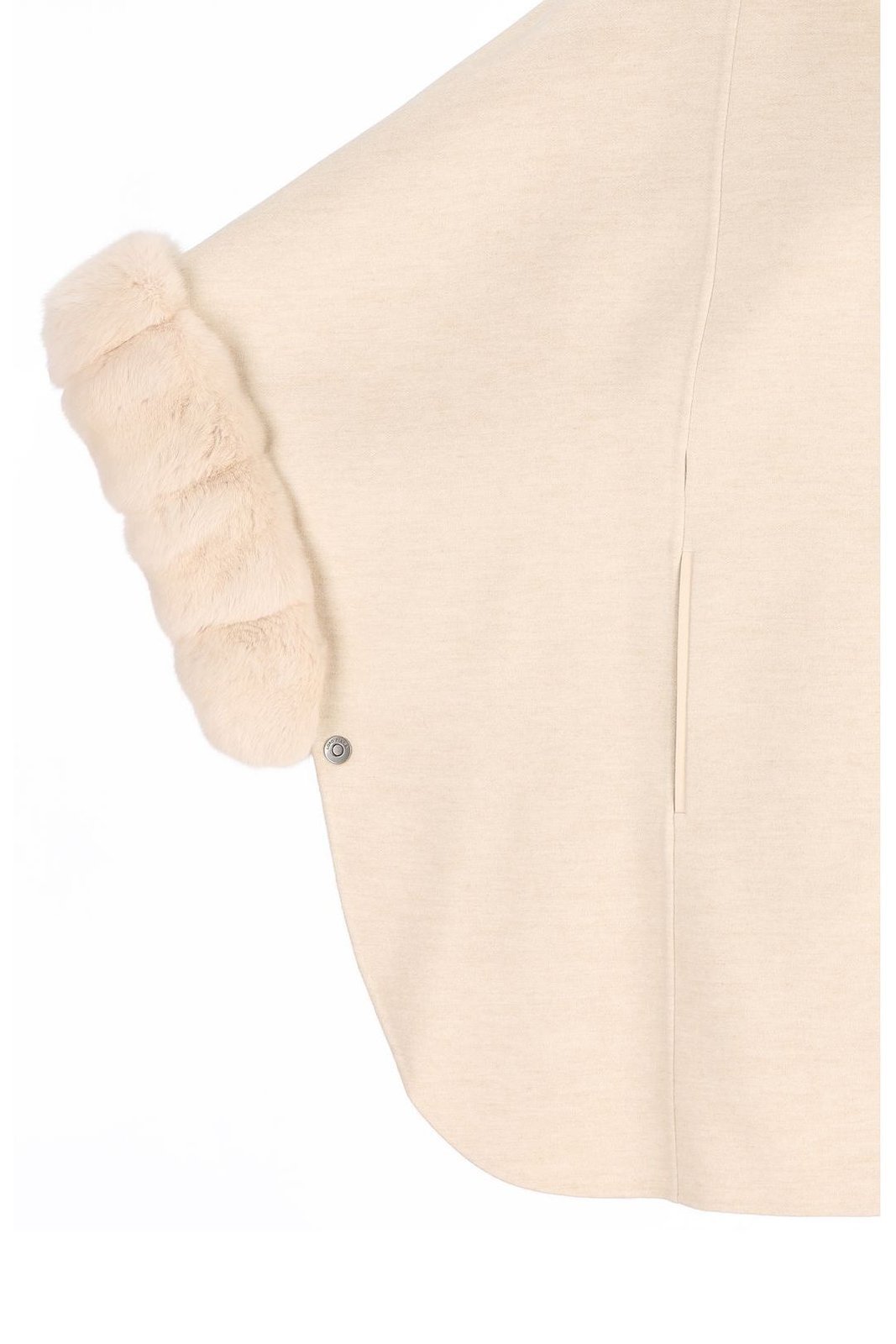 Loro Piana Salzburg Fur-trimmed Cape In Pink