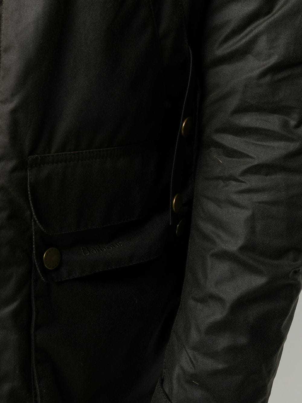 Barbour Game Waxed Cotton Parka In Black