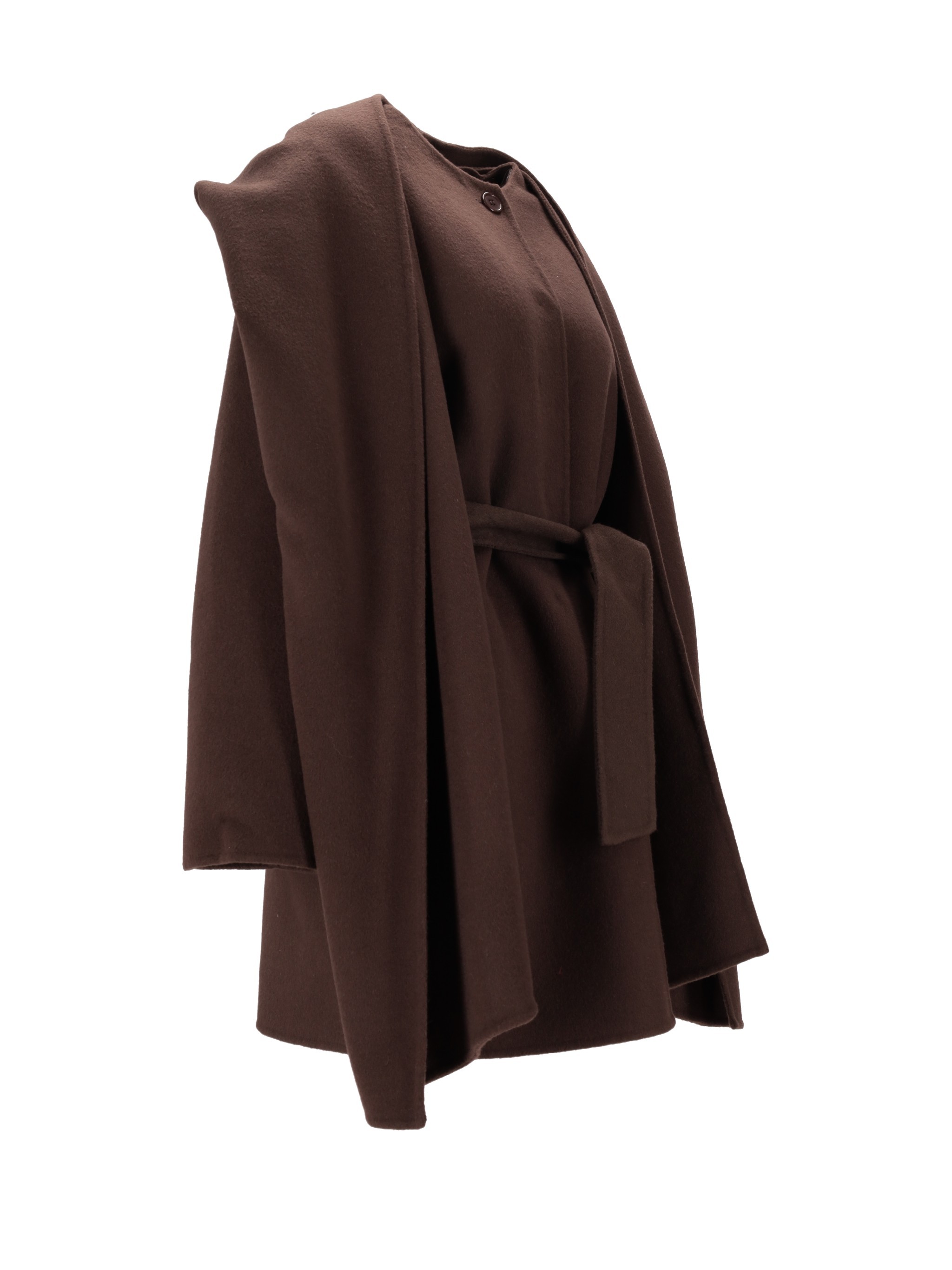 P.a.r.o.s.h Belted Coat In Black