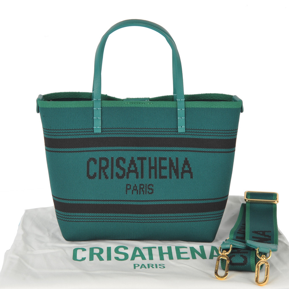 Crisathena Small Handle Shoulder Bag In Blue