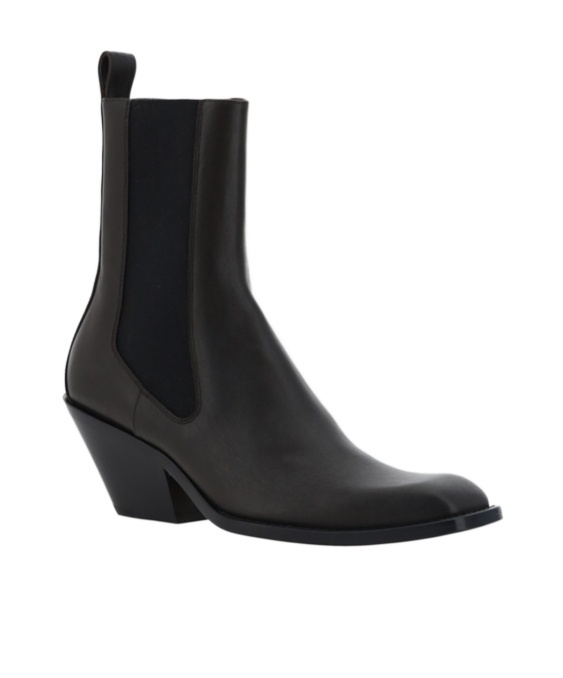 Khaite Austin Ankle Boots In Black
