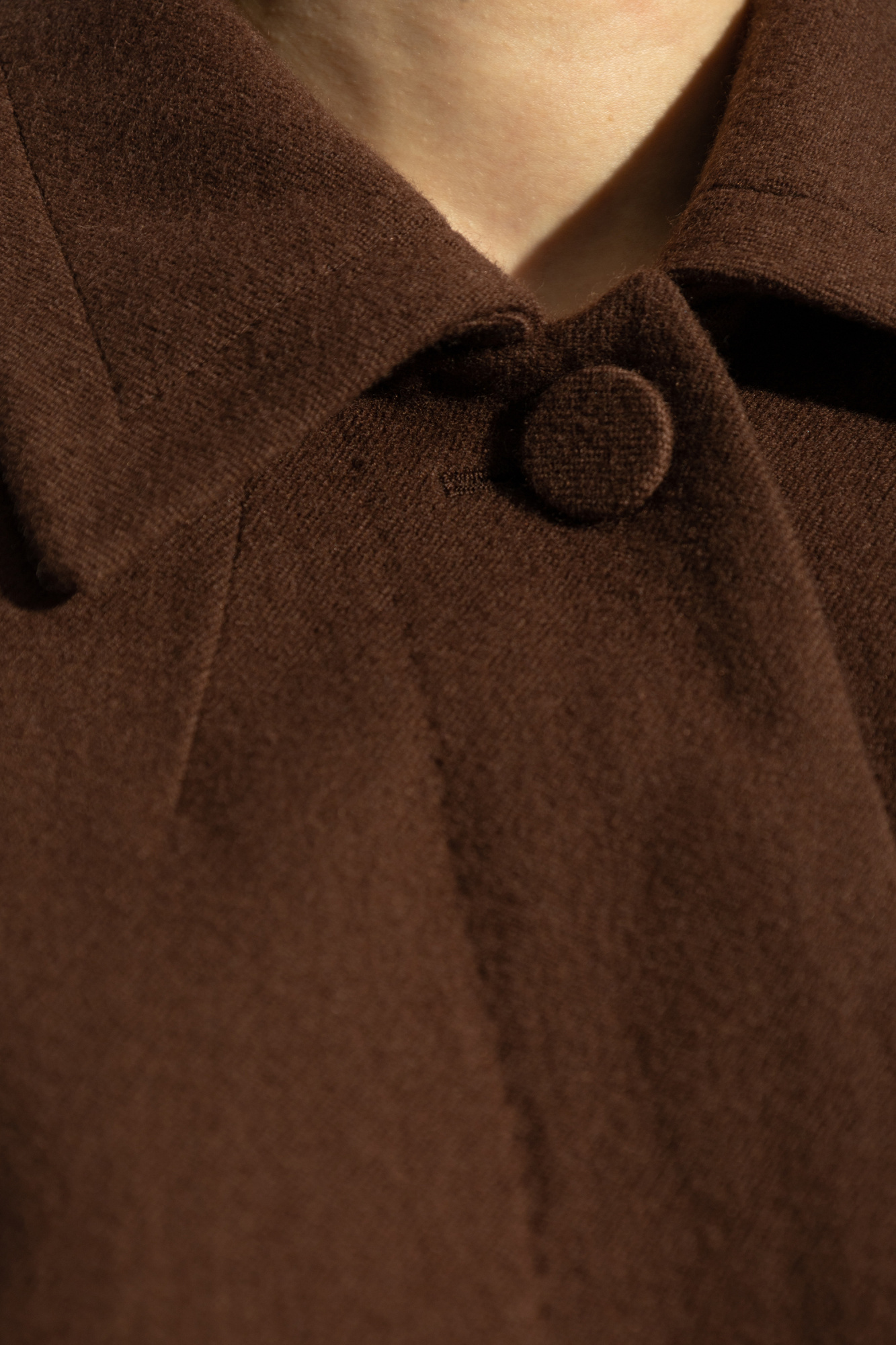 Dries Van Noten Long-sleeved Jacket In Brown