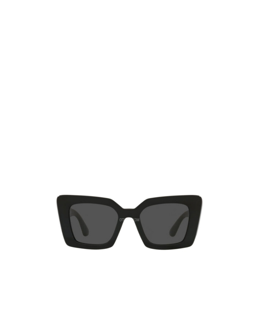 Burberry Womens Black Be4344 Daisy Square-frame Acetate Sunglasses In Black