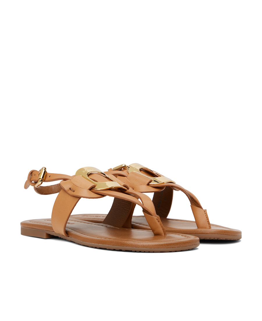 See By Chloé Tan Chany Sandals In Brown