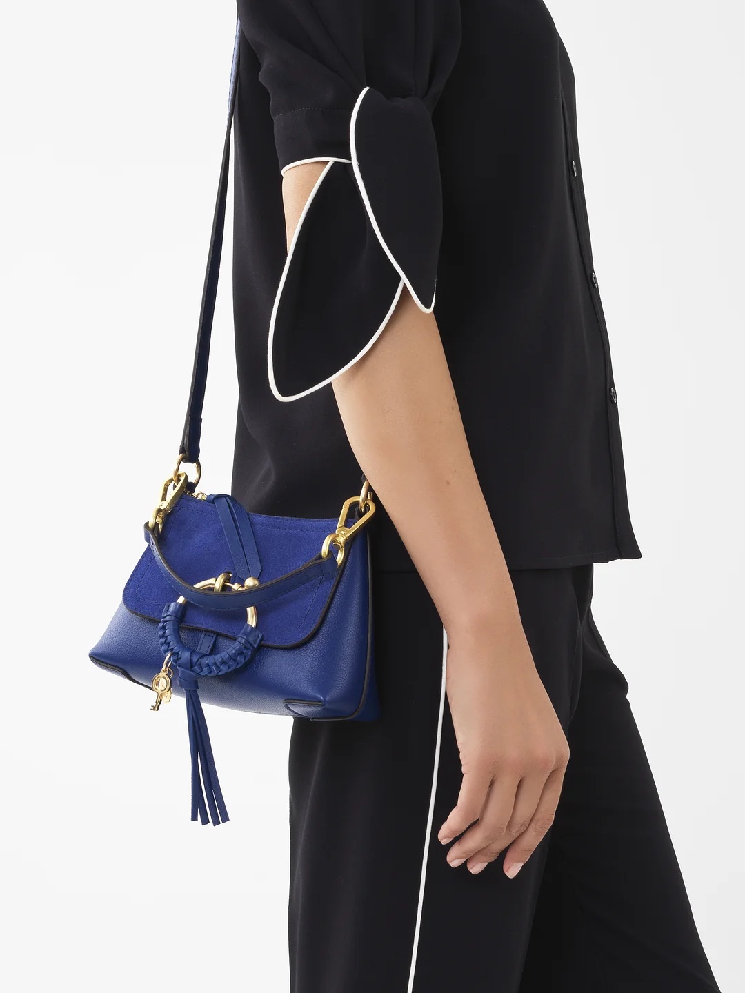 Shop See By Chloé Joan Mini Shoulder Bag In Blue