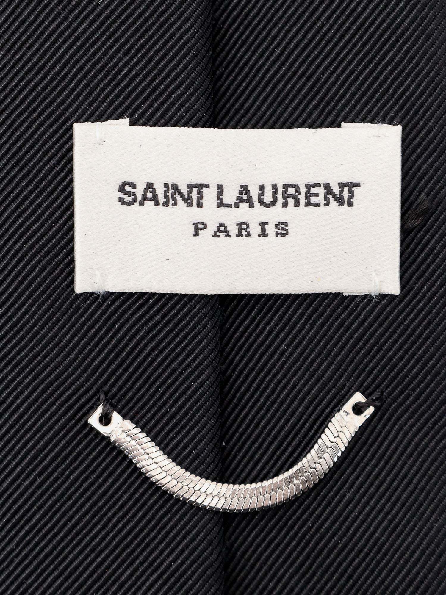 Saint Laurent Tie In Silk Faille