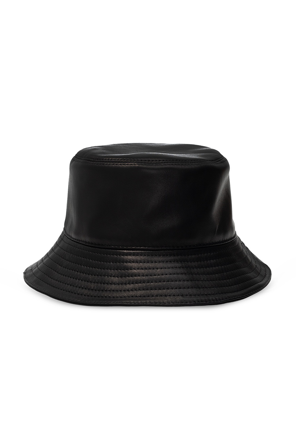 Loewe Logo-patch Zip-detail Bucket Hat In Black