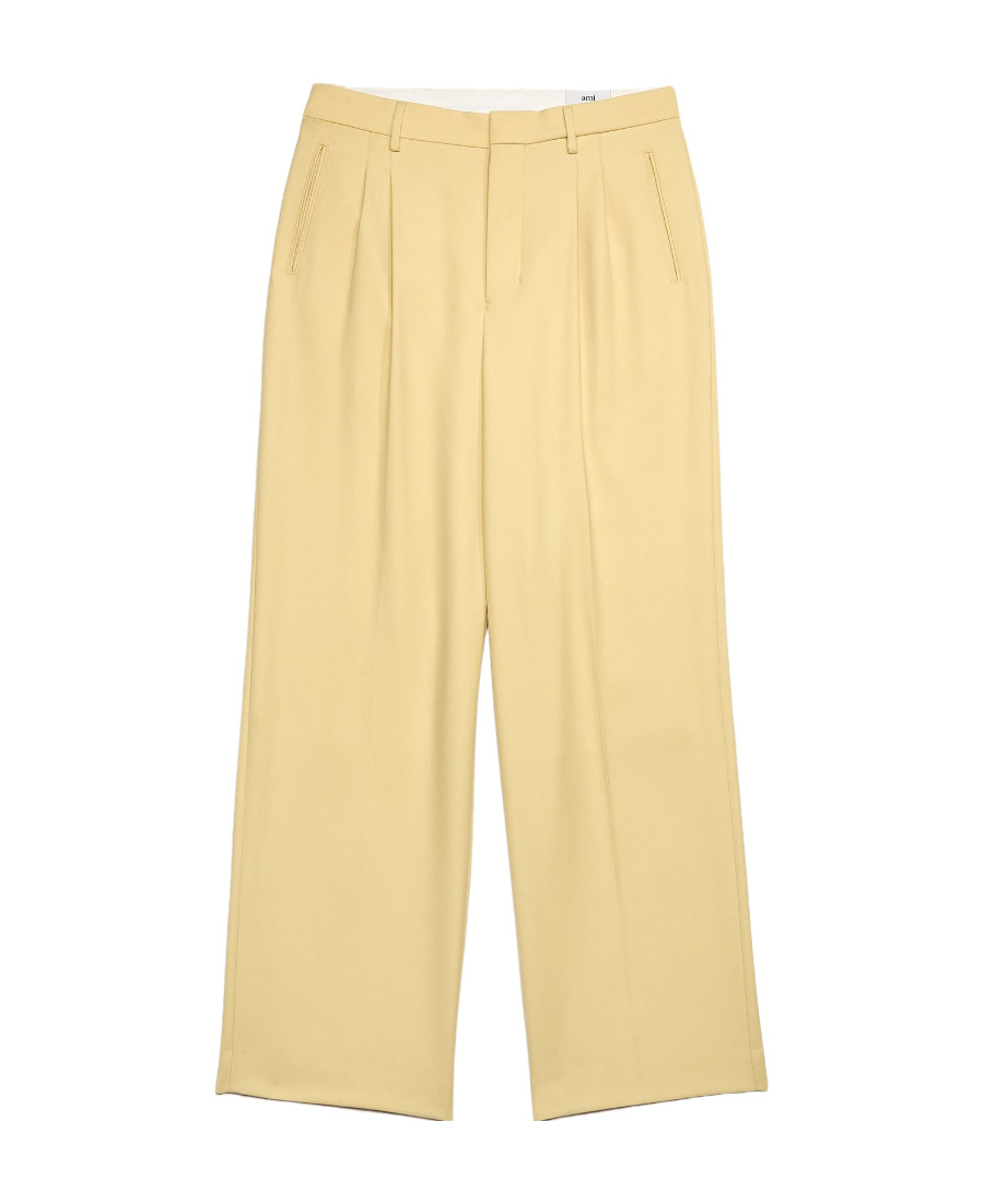 AMI ALEXANDRE MATTIUSSI AMI FLARED STRAIGHT FIT TROUSERS